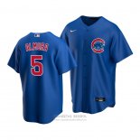 Camiseta Beisbol Nino Chicago Cubs Albert Almora Jr. Replica Alterno 2020 Azul