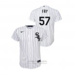 Camiseta Beisbol Nino Chicago White Sox Jace Fry Replica Primera Blanco