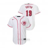Camiseta Beisbol Nino Cincinnati Reds Joey Votto Replica Primera Blanco