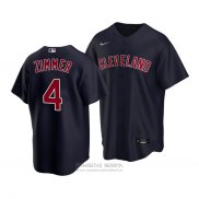 Camiseta Beisbol Nino Cleveland Indians Bradley Zimmer Replica Alterno 2020 Azul