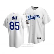 Camiseta Beisbol Nino Los Angeles Dodgers Dustin May 2020 Primera Replica Blanco