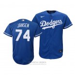 Camiseta Beisbol Nino Los Angeles Dodgers Kenley Jansen Replica Alterno 2020 Azul