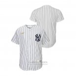 Camiseta Beisbol Nino New York Yankees Cooperstown Collection Blanco