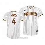 Camiseta Beisbol Nino San Diego Padres Blake Snell Replica Primera Blanco
