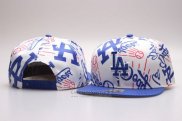 Gorra Los Angeles Dodgers Snapbacks Blanco Azul