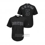 Camiseta Beisbol Hombre Arizona Diamondbacks Eduardo Escobar 2019 Players Weekend El De La Pica Replica Negro