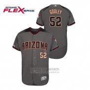 Camiseta Beisbol Hombre Arizona Diamondbacks Zack Godley Autentico Flex Base Gris