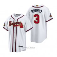 Camiseta Beisbol Hombre Atlanta Braves Dale Murphy 2022 Gold Program Replica Blanco