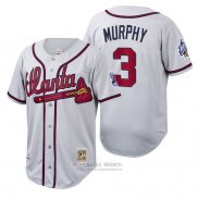 Camiseta Beisbol Hombre Atlanta Braves Dale Murphy Cooperstown Collection Autentico Blanco