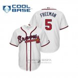 Camiseta Beisbol Hombre Atlanta Braves Freddie Freeman Cool Base Primera 2019 Blanco