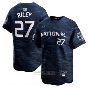 Camiseta Beisbol Hombre Austin Riley All Star 2023 Azul