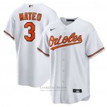 Camiseta Beisbol Hombre Baltimore Orioles Jorge Mateo Replica Blanco