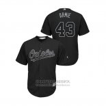 Camiseta Beisbol Hombre Baltimore Orioles Shawn Armstrong 2019 Players Weekend Armie Replica Negro