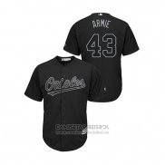 Camiseta Beisbol Hombre Baltimore Orioles Shawn Armstrong 2019 Players Weekend Armie Replica Negro