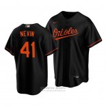 Camiseta Beisbol Hombre Baltimore Orioles Tyler Nevin Replica Negro
