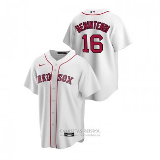 Camiseta Beisbol Hombre Boston Red Sox Andrew Benintendi Replica Primera Blanco