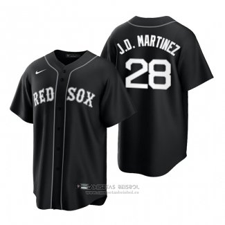Camiseta Beisbol Hombre Boston Red Sox J.d. Martinez Replica 2021 Negro