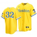 Camiseta Beisbol Hombre Boston Red Sox Matt Barnes 2021 City Connect Oro