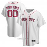 Camiseta Beisbol Hombre Boston Red Sox Primera Pick-A-Player Retired Roster Replica Blanco