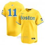 Camiseta Beisbol Hombre Boston Red Sox Rafael Devers City Connect Limited Oro
