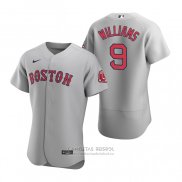 Camiseta Beisbol Hombre Boston Red Sox Ted Williams Autentico Road Gris