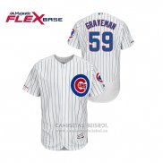 Camiseta Beisbol Hombre Chicago Cubs Kendall Graveman Autentico Flex Base Blanco Azul