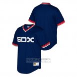 Camiseta Beisbol Hombre Chicago White Sox Cooperstown Collection Mesh Wordmark V-Neck Azul