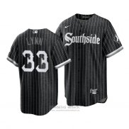 Camiseta Beisbol Hombre Chicago White Sox Lance Lynn 2021 City Connect Replica Negro
