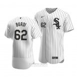 Camiseta Beisbol Hombre Chicago White Sox Zack Burdi Autentico Primera 2020 Blanco