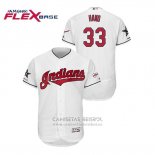 Camiseta Beisbol Hombre Cleveland Indians Brad Hand 2019 All Star Flex Base Blanco
