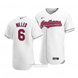 Camiseta Beisbol Hombre Cleveland Indians Owen Miller Autentico Primera Blanco
