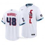 Camiseta Beisbol Hombre Colorado Rockies German Marquez 2021 All Star Replica Blanco