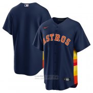 Camiseta Beisbol Hombre Houston Astros Alterno Replica Azul