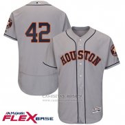 Camiseta Beisbol Hombre Houston Astros Jackie Robinson Gris Flex Base