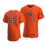 Camiseta Beisbol Hombre Houston Astros Jose Urquidy Autentico Alterno Naranja