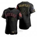 Camiseta Beisbol Hombre Houston Astros Michael Brantley Negro 2021 Salute To Service