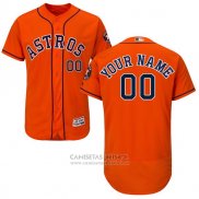 Camiseta Beisbol Hombre Houston Astros Personalizada Naranja
