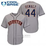 Camiseta Beisbol Hombre Houston Astros Roy Oswalt 44 Gris Cool Base