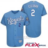 Camiseta Beisbol Hombre Kansas City Royals Alcides Escobar Light Flex Base