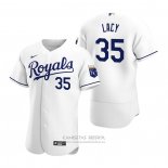 Camiseta Beisbol Hombre Kansas City Royals Asa Lacy Autentico Primera Blanco