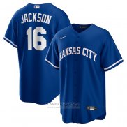 Camiseta Beisbol Hombre Kansas City Royals Bo Jackson Alterno Cooperstown Collection Replica Azul