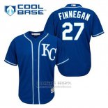 Camiseta Beisbol Hombre Kansas City Royals Brandon Finnegan 27 Azul Alterno Cool Base