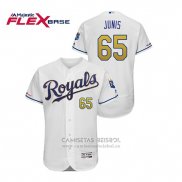 Camiseta Beisbol Hombre Kansas City Royals Jakob Junis Flex Base Blanco2