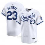 Camiseta Beisbol Hombre Kansas City Royals Zack Greinke Primera Limited Blanco