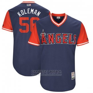 Camiseta Beisbol Hombre Los Angeles Angels 2017 Little League World Series Kole Calhoun Azul