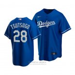 Camiseta Beisbol Hombre Los Angeles Dodgers Yoshitomo Tsutsugo Replica Azul