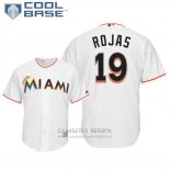 Camiseta Beisbol Hombre Miami Marlins Miguel Rojas Cool Base Primera Blanco