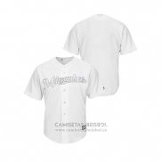 Camiseta Beisbol Hombre Milwaukee Brewers 2019 Players Weekend Replica Blanco