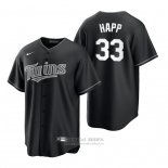 Camiseta Beisbol Hombre Minnesota Twins J.a. Happ Replica 2021 Negro