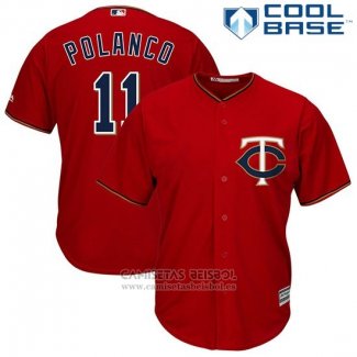 Camiseta Beisbol Hombre Minnesota Twins Jorge Posada Rojo Cool Base